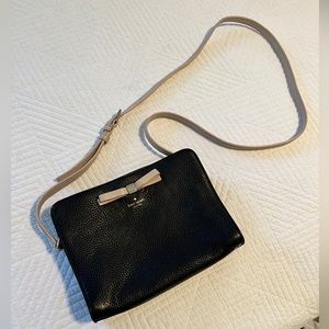 Black and Cream Kate Spade Purse